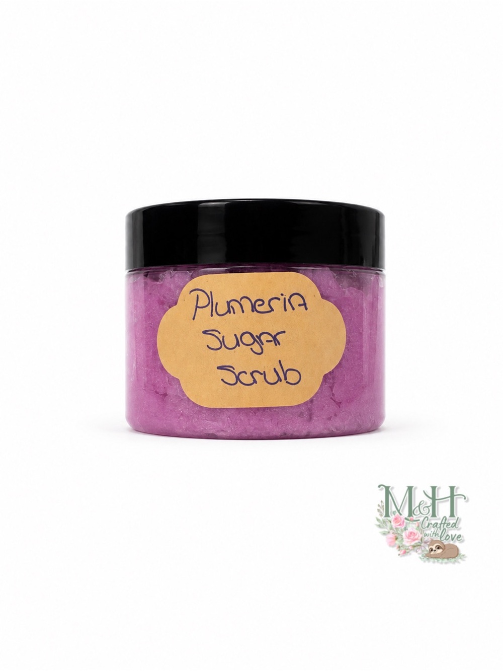 Plumeria Sugar Scrub - Purple Exfoliating Body Scrub